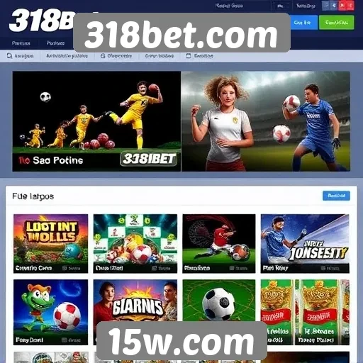 Variedade de jogos disponíveis no 318bet